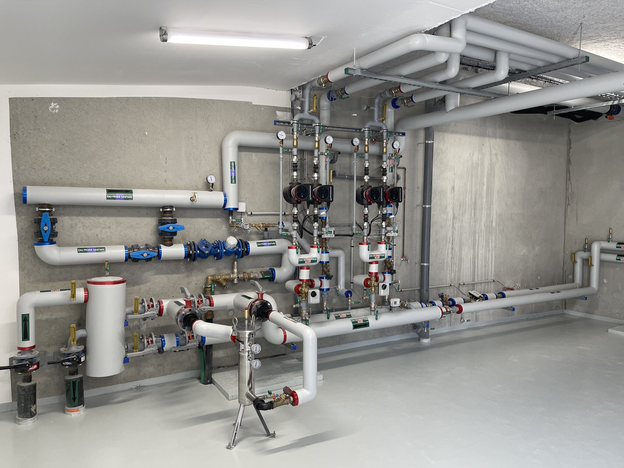 Sous-station Grundfos